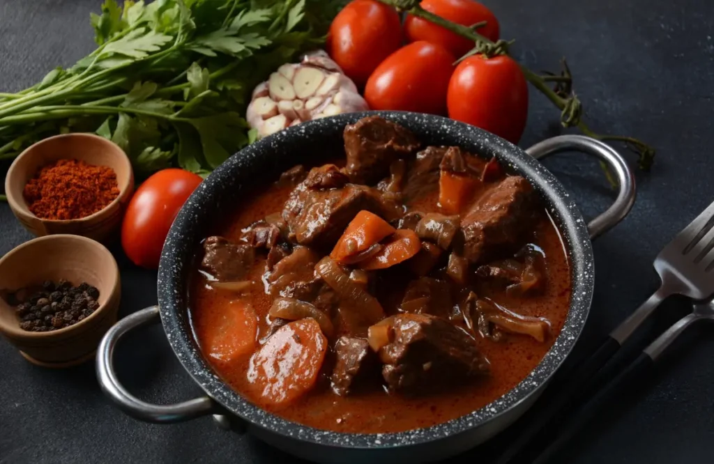 receta Boeuf bourguignon tradicional estofado frances