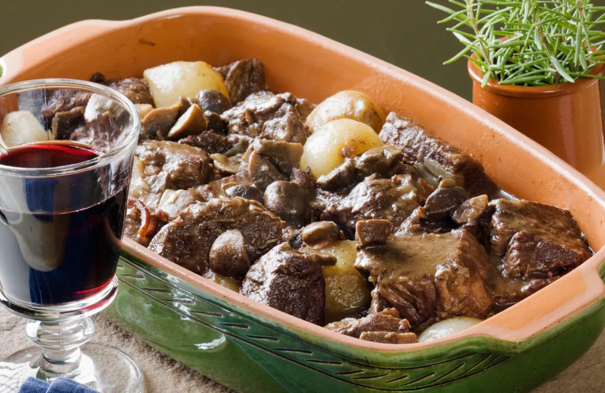receta Boeuf bourguignon tradicional en casa